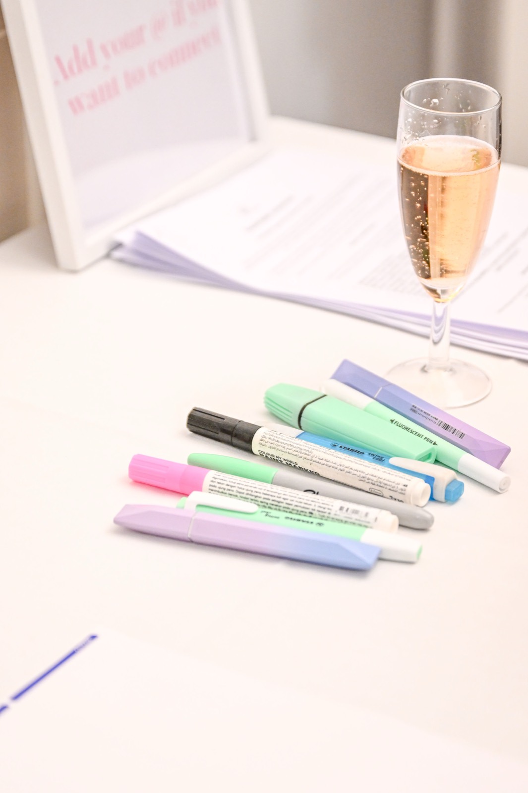 Event details at an EMpowered with Emily event